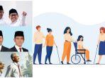 Perebutan janji tiga calon presiden bagi penyandang disabilitas